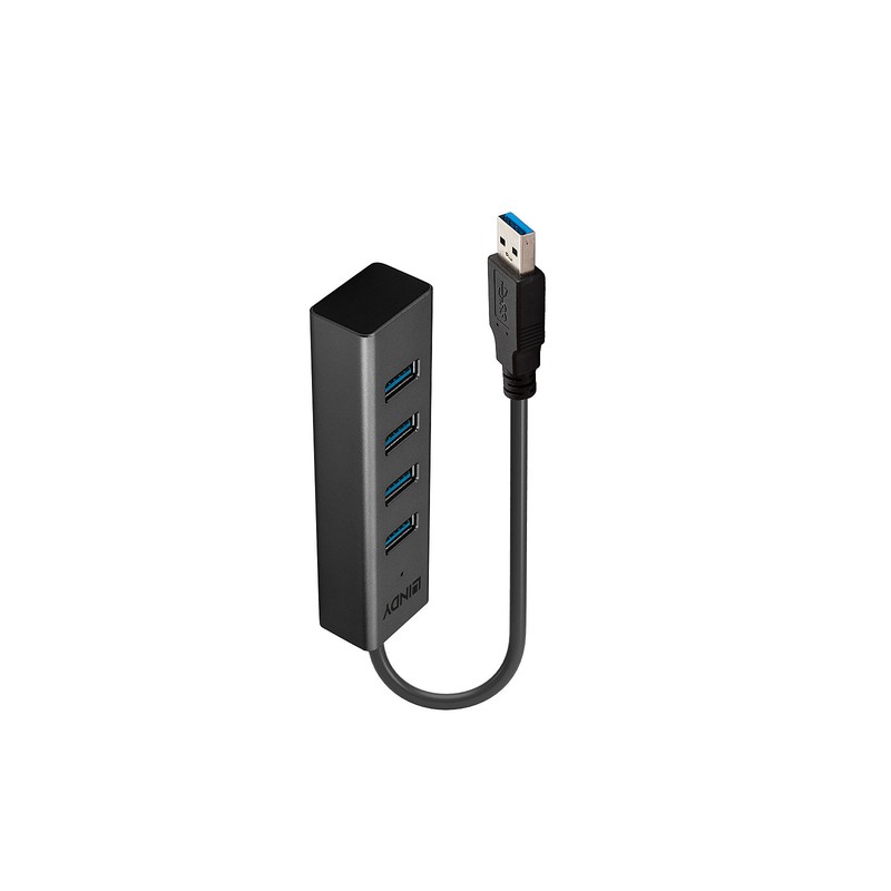 LINDY HUB USB 3.0, 4 PORTE