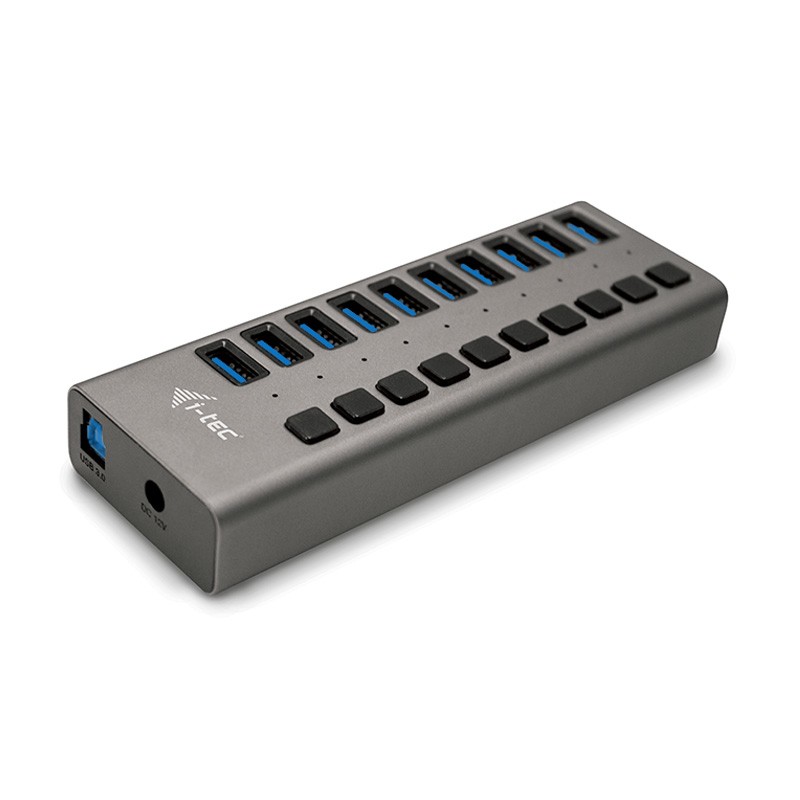 I-TEC USB 3.0 CHARGING HUB 10 PORT + POWER ADAPTER 48 W