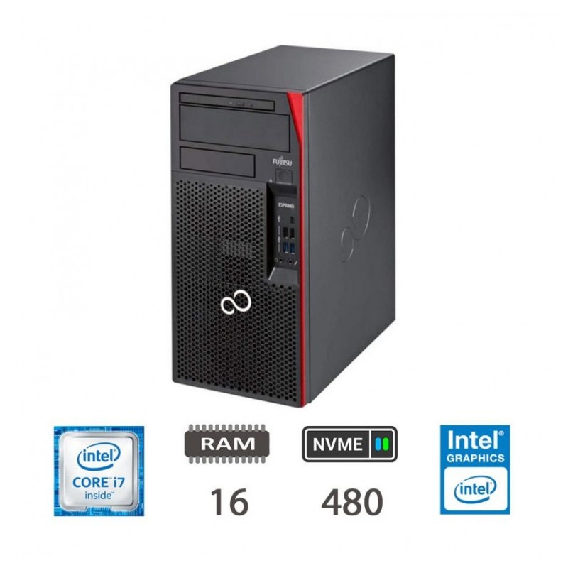 RIGENERATI PC FUJITSU REGLOO P957 MT I7-6700 16GB 480NVME WIN 10 PRO