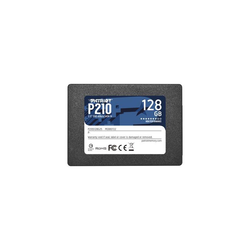 PATRIOT SSD INTERNO P210 128GB 2,5 SATA 6GB/S R/W 450/430