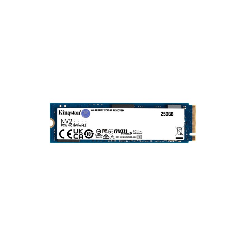 KINGSTON SSD INTERNO NV2 NVM 250GB M.2 PCIe 4.0 R/W 3000/1300