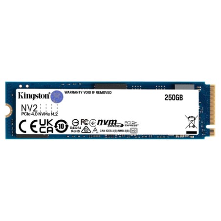 KINGSTON SSD INTERNO NV2 NVM 250GB M.2 PCIe 4.0 R/W 3000/1300