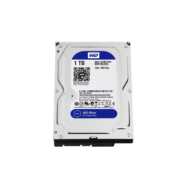 WESTERN DIGITAL HDD BLUE 1TB 3,5 7200RPM  SATA 6GB/S BUFFER 64MB