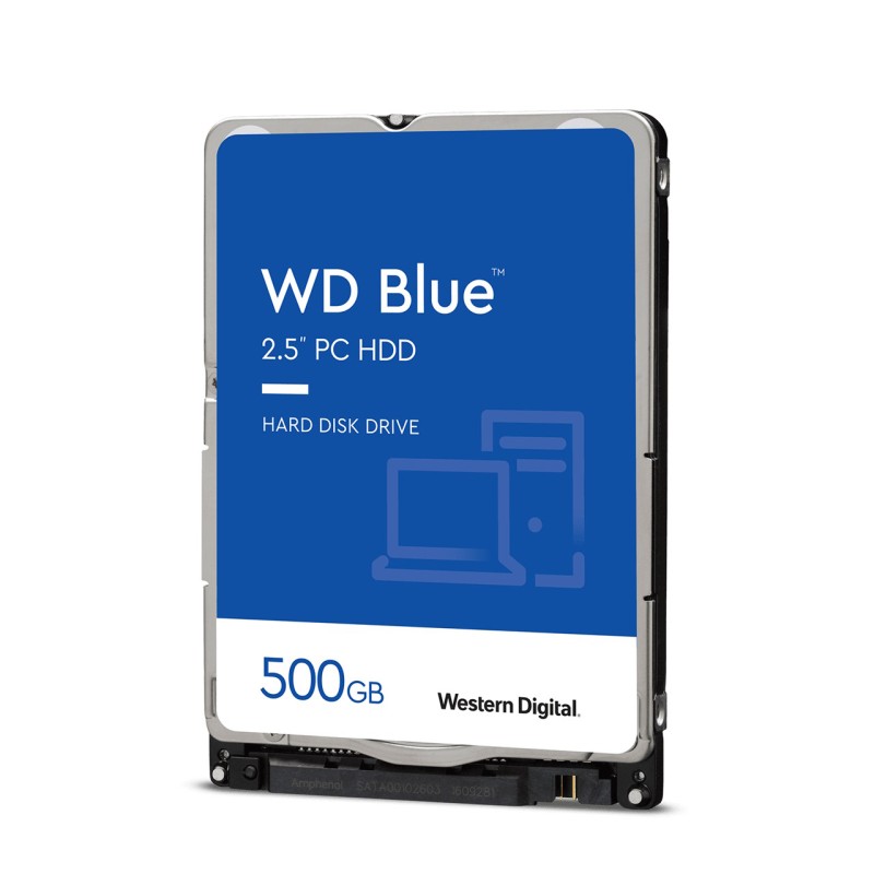 WESTERN DIGITAL HDD INTERNO BLUE 500GB 2,5 SATA 6GB/S 5400RPM BUFFER 128MB