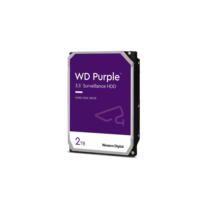 WESTERN DIGITAL HDD PURPLE 2TB 3,5" 5400RPM SATA 6GB/S BUFFER 256MB