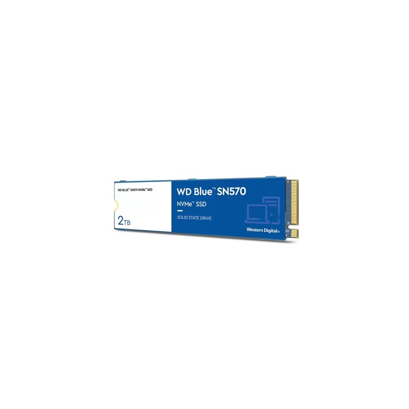 WESTERN DIGITAL SSD BLUE INTERNO SN570 2TB M.2 PCIE R/W 3500/1200 GEN 3X4