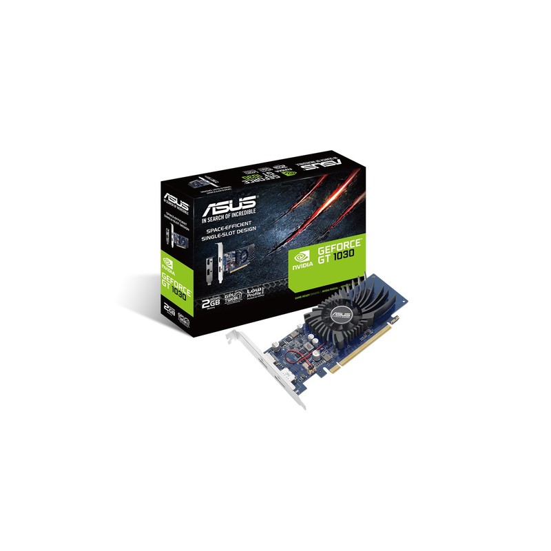 ASUS VGA GEFORCE GT 1030, GT1030-2G-BRK, 2GB GDDR5 HDMI/DP FAN, 90YV0AT2-M0NA00