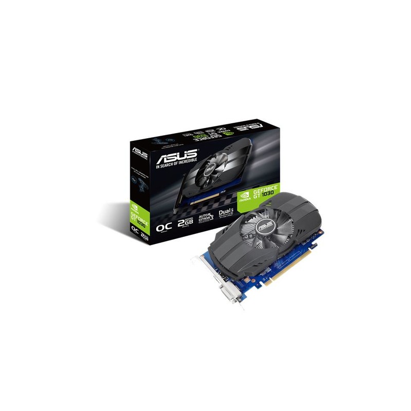 ASUS VGA GEFORCE GT 1030, PH-GT1030-O2G, 2GB GDDR5 DVI/HDMI, 90YV0AU0-M0NA00