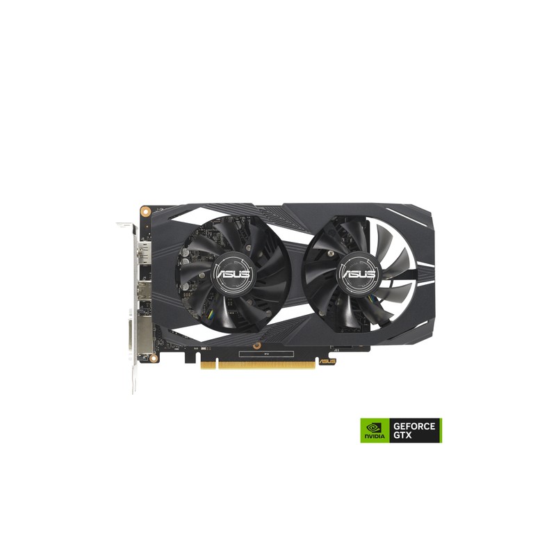 ASUS VGA GEFORCE GTX 1650, DUAL-GTX1650-O4GD6-P-V2, 4GB GDDR6, DVI/HDMI/DP, 90YV0GX8-M0NA00