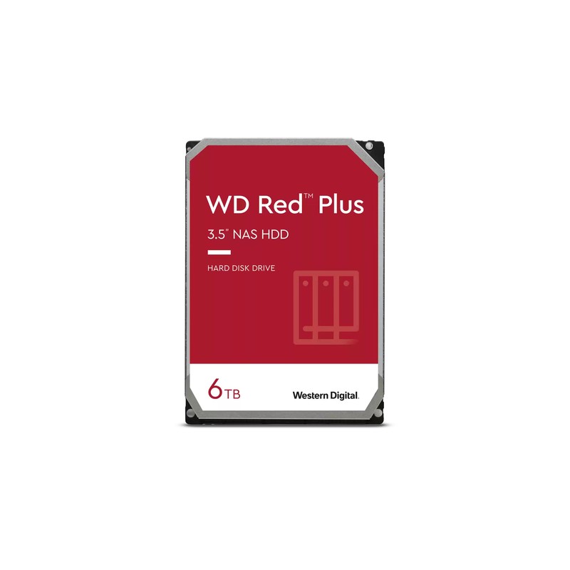 WESTERN DIGITAL HDD RED PLUS 6TB 3,5" 5400RPM SATA 6GB/S BUFFER 256MB