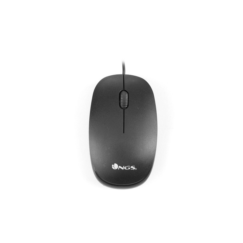 NGS MOUSE OTTICO 1000DPI USB 3 TASTI NERO