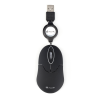 NGS MOUSE USB 3 TASTI 1000DPI CAVO RETRATTILE COLORE NERO