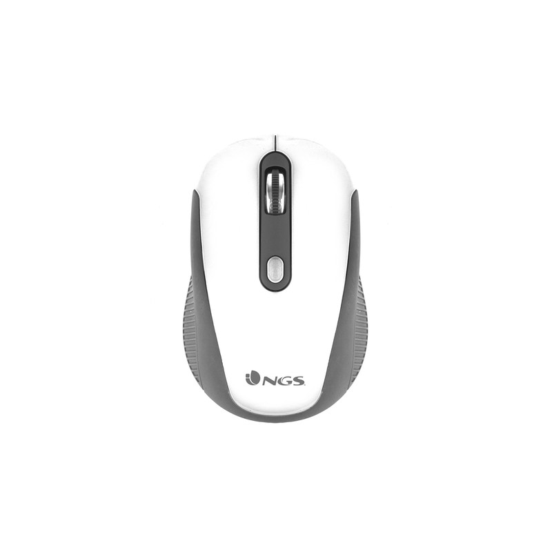 NGS MOUSE OTTICO MINI WIRELESS 800/1600DPI CON 3 TASTI + ROTELLA SCORRIMENTO COLORE BIANCO