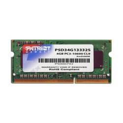PATRIOT RAM SODIMM 4GB DDR3...