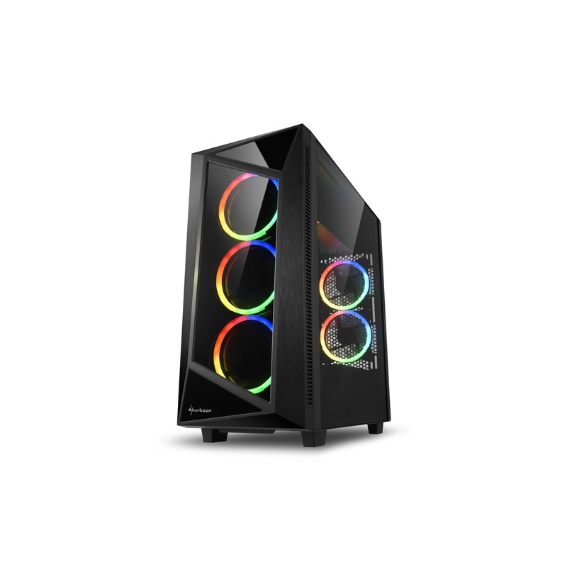 SHARKOON CASE REV200 ATX 7 SLOTS EXPANSION 2 USB 3.0, 2 USB 2.0, DRIVE BAY DA 2,5"/3,5