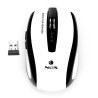 NGS MOUSE wireless RF 2,4 GHz con nano ricevitore USB. Risoluzione 800/1600 DPI. Colore nero/BIANCO