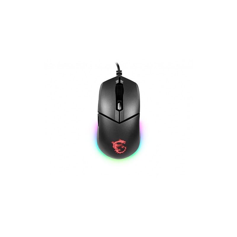 MSI MOUSE GAMING CLUTCH GM11 WIRED LED ROSSO SENSORE OTTICO