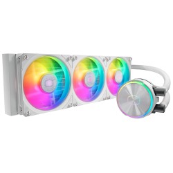 MASTERLIQUID PL360 FLUX WHITE EDITION ARGB LIQUID COOLER DISSIPATORE