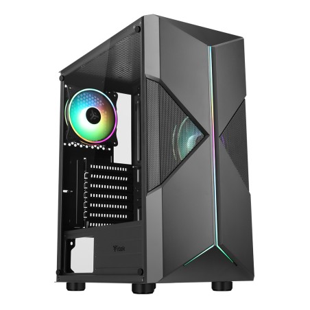 ITEK CASE SPACIRC XO - GAMING MIDDLE TOWER, 2X12CM ARGB FAN, USB3