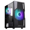 ITEK CASE OXYGEN - GAMING MIDDLE TOWER, 20CM  12CM ARGB  FAN, USB3, SIDE PANEL TEMP GLASS