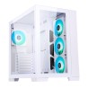 ITEK CASE DARK CAVE - GAMING TOWER, ATX, 4X12CM ARGB FAN, 2XUSB3, TYPE-C, SIDE  FRONT PANEL TEMP GL