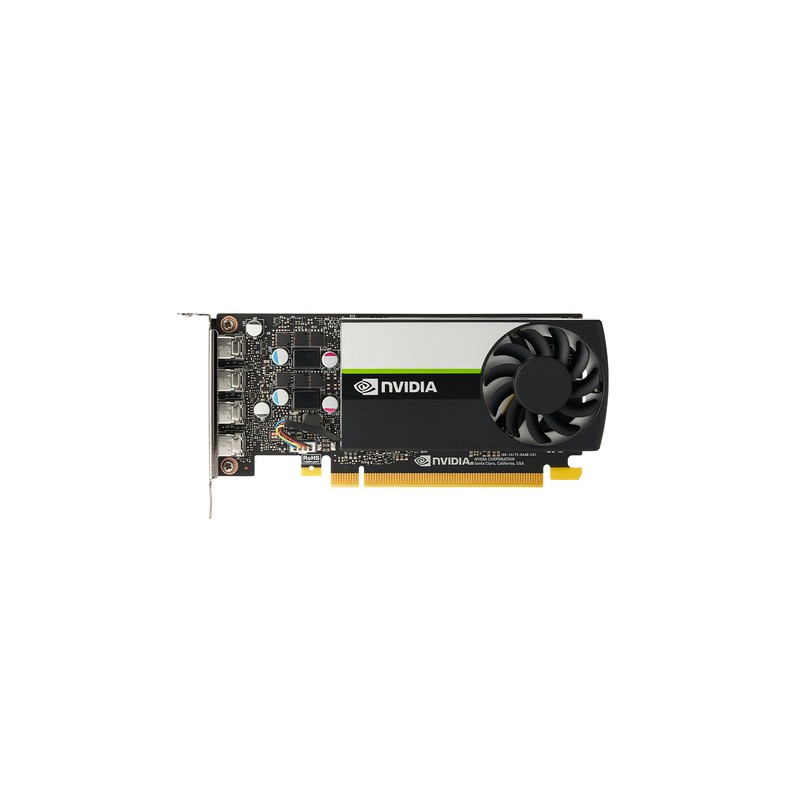 DELL VGA NVIDIA QUADRO T1000, 4GB GDDR6, 4mDP, Half Height