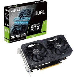 ASUS VGA GEFORCE RTX 3050, DUAL-RTX3050-O8G-V2, 8GB GDDR6, HDMI/DP*3, 90YV0GH6-M0NA00