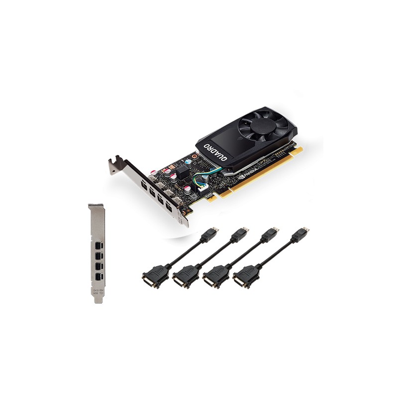 PNY VGA QUADRO P1000 V2 4GB GDDR5 4X DP LOW PROFILE