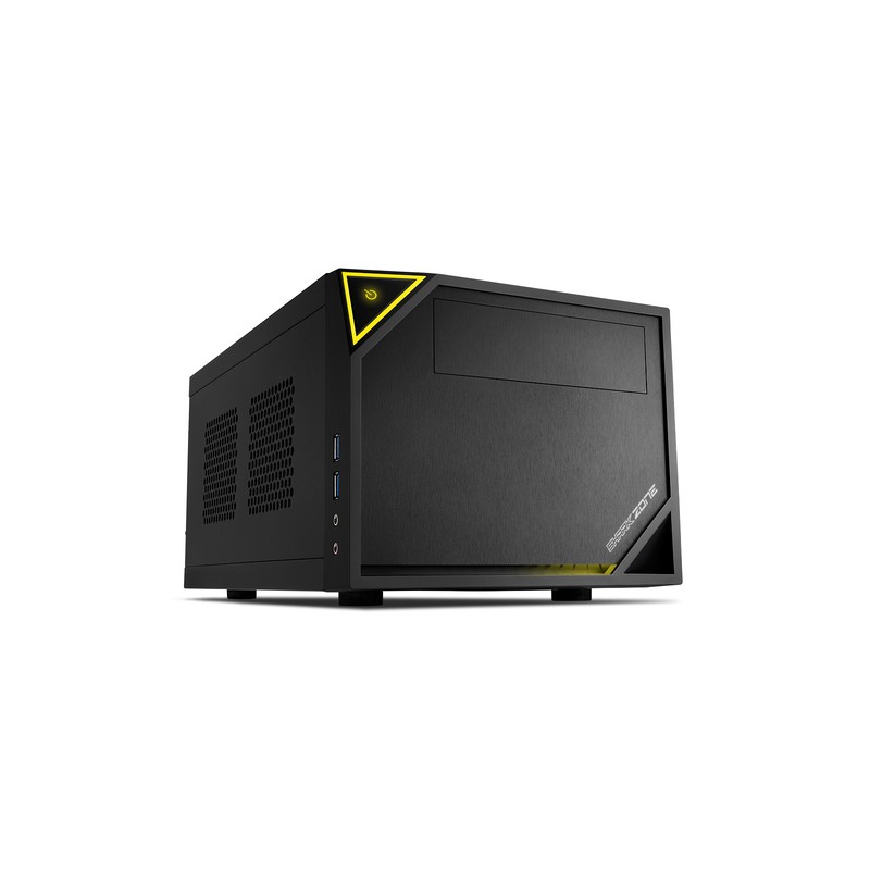 SHARKOON CASE MINI-ITX, 2 SLOT, 37 X 22.5 X 18.0 CM , USB 3.0, USB 2.0, 1X 120 MM FAN (PRE-INSTALLED), DRIVE BAYS 2,5"-SSD