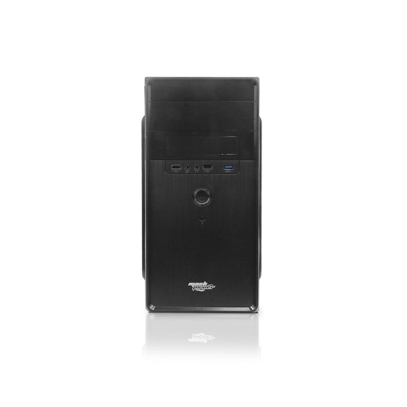 CASE OFFICE M-ATX PSU500W, 2 USB2.0+1 USB3.0, BLACK