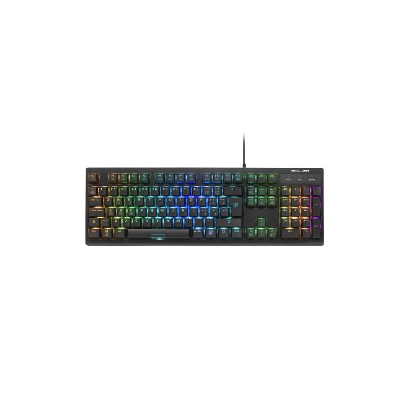 SHARKOON TASTIERA GAMING MECCANICA SKILLER MECH SGK30, SWITCH RED, LAYOUT ITA, RGB PERSONALIZZABILE