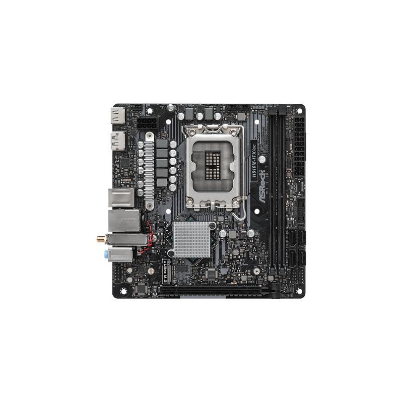 ASROCK MB H610, H610M-ITX/AC, LGA 1700, 2DDR4, SATA3, MINI ITX, ALDER LAKE