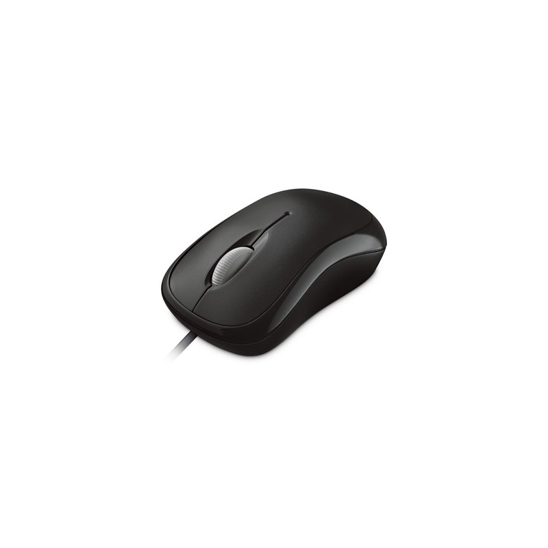 MICROSOFT MOUSE READY OTTICO 800 DPI CON CAVO USB, 3 TASTI, COLORE NERO