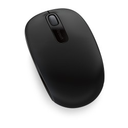 MICROSOFT MOUSE 1850 WIRELESS OTTICO, 1000 DPI, 2 TASTI, RICEVITORE WIRELESS A SCOMPARSA, COLORE NERO