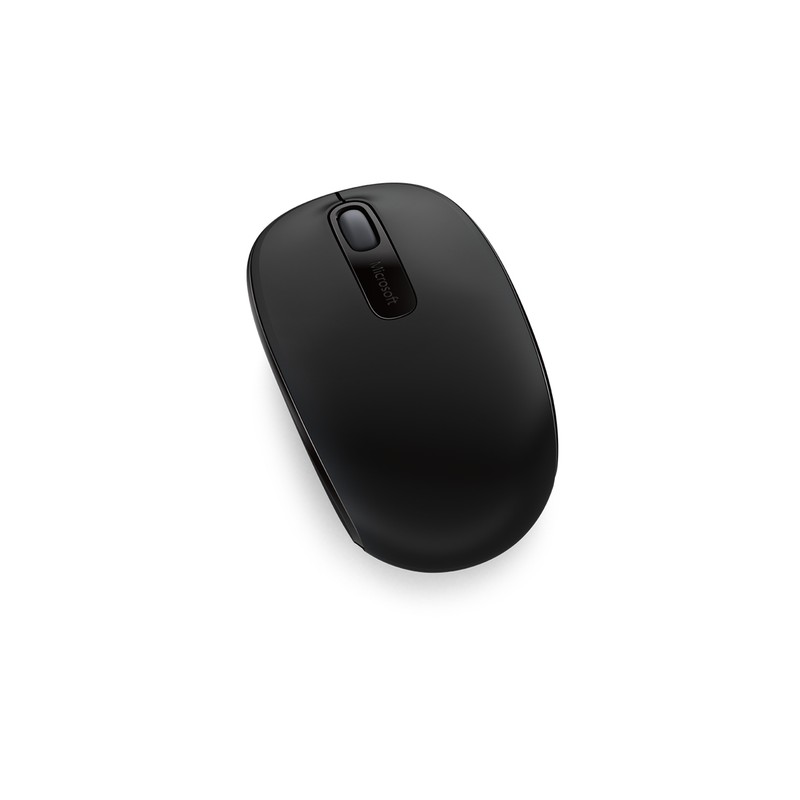 MICROSOFT MOUSE 1850 WIRELESS OTTICO, 1000 DPI, 2 TASTI, RICEVITORE WIRELESS A SCOMPARSA, COLORE NERO