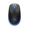 LOGITECH MOUSE WIRELESS M190 FULL-SIZE, OTTICO, USB, BLU