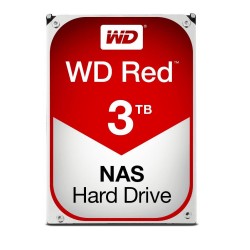 WESTERN DIGITAL HDD RED 3TB 3,5 5400RPM SATA 6GB/S BUFFER 64MB