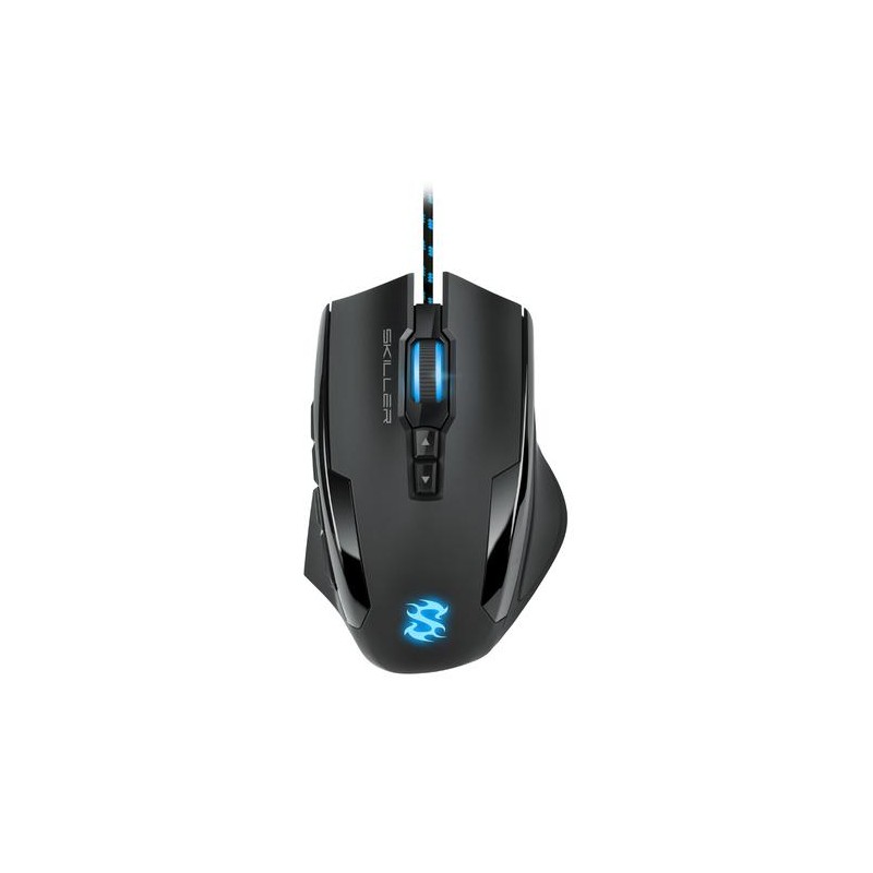 SHARKOON MOUSE GAMING SKILLER-SGM2, 1600 DPI, RGB, 6 TASTI CONFIGURABILI, USB, 1.8MT