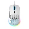 SHARKOON MOUSE GAMING LIGHT2-180, 5000 DPI, RGB, 6 TASTI CONFIGURABILI, USB, 1.8MT, BIANCO