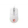 MSI MOUSE GAMING CLUTCH GM11 WIRED LED ROSSO SENSORE OTTICO