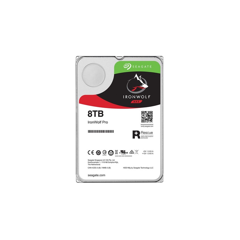 SEAGATE HDD IRONWOLF 8TB 3.5 7200RPM SATA 6GB/S BUFFER 256MB