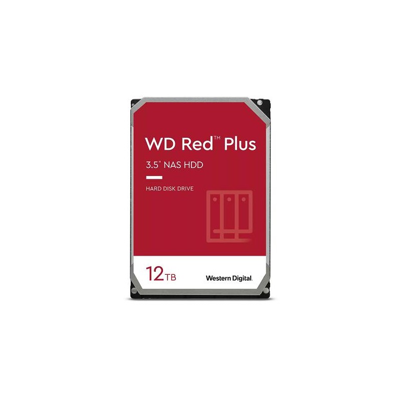 WESTERN DIGITAL HDD RED PLUS 12TB 3,5 7200RPM SATA 6GB/S BUFFER 512MB