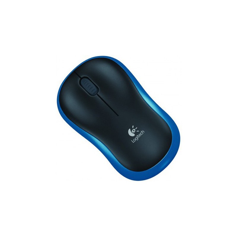 LOGITECH WIRELESS MOUSE M185 OTTICO, USB, COLORE BLU