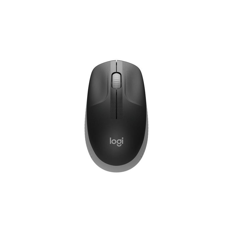 LOGITECH MOUSE WIRELESS M190 FULL-SIZE, OTTICO, USB, GRIGIO