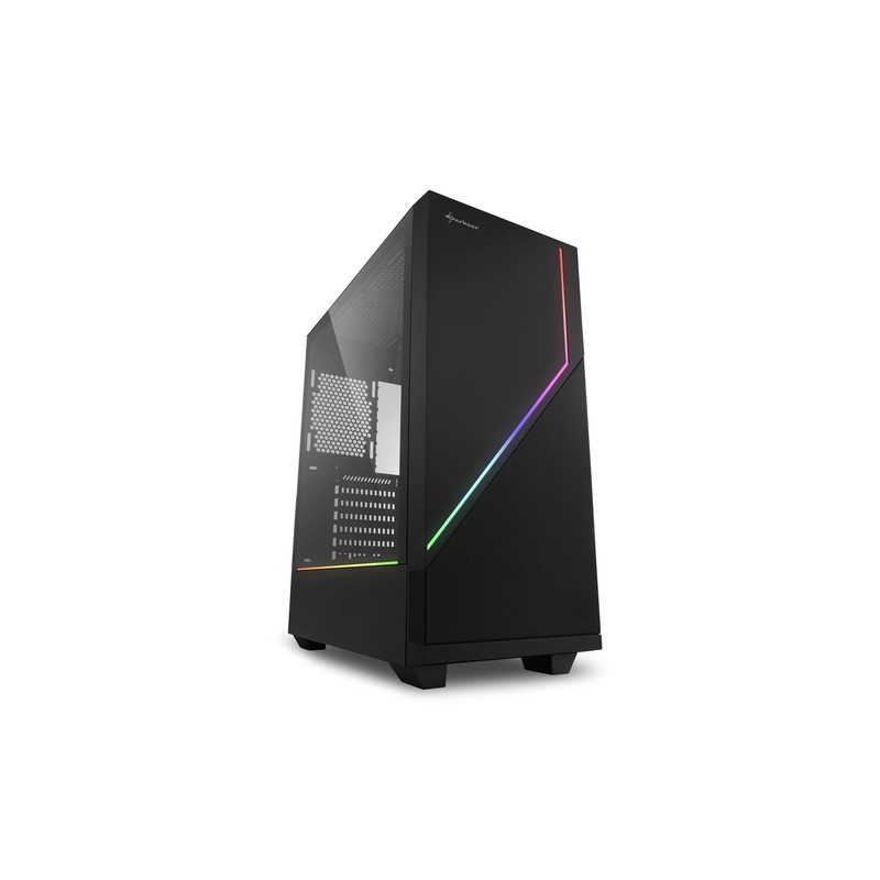 SHARKOON CASE RGB FLOW, ATX, 7 SLOTS EXPANSION, 2 USB 3.0, 1 USB 2.0DRIVE BAY DA 2,5"/3,5