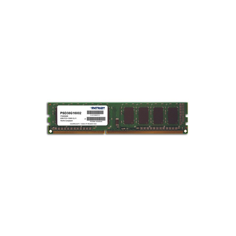 PATRIOT RAM DIMM 8GB DDR3 1600MHZ CL11