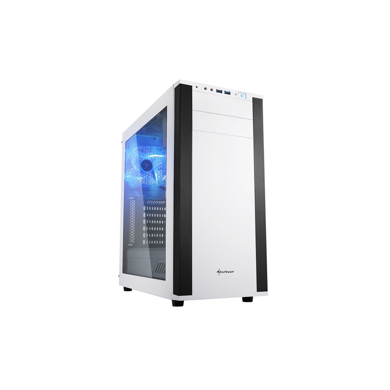 SHARKOON CASE M25-W ATX, 7 SLOT, USB 3.0 + AUDIO FRONTALI, COLORE BIANCO