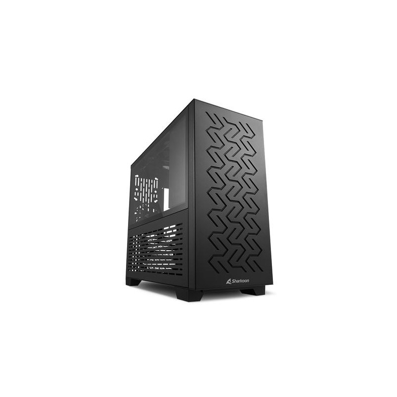 SHARKOON CASE MICRO-ATX 2XUSB 3.0, VETRO TEMPERATO, 1X80MM FAN REAR, 2X120MM FAN SUPERIOR, 1X120MM F