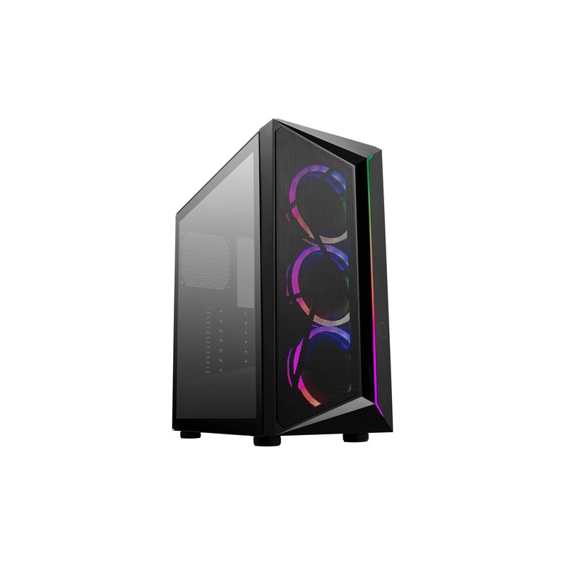 COOLER MASTER CASE W/O ODD ARGB, SIDE-PANEL, MINI-TOWER, MICRO-ATX MINI-ITX