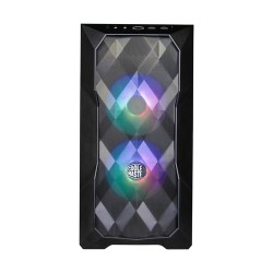 COOLER MASTER CASE MASTERBOX TD300 MESH BLACK ARGB, SIDE-PANEL, MID-TOWER, MICRO-ATX MINI-ITX